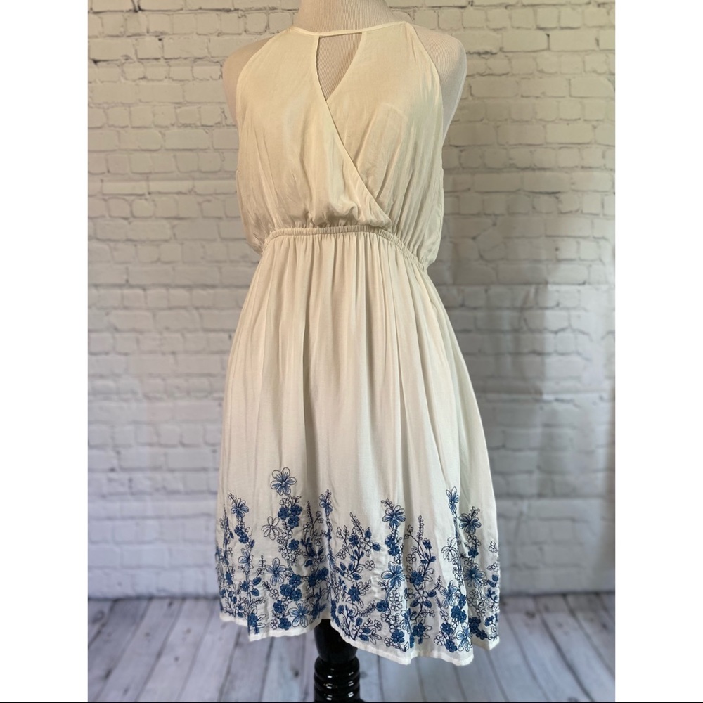 Miami embroidered summer dress, size small
